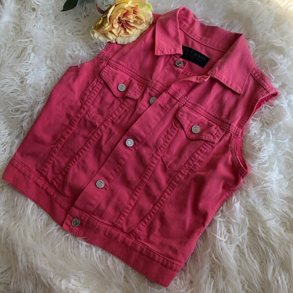 Coral Juicy Jeans Top - Picture 3 of 4